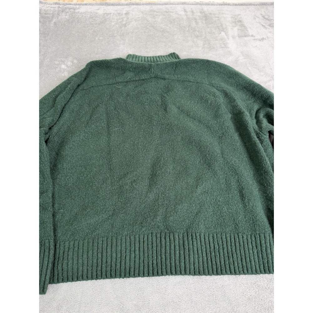Abercrombie & Fitch Oversized Sweater Women's Size 2XL Green - Picture 3 of 10